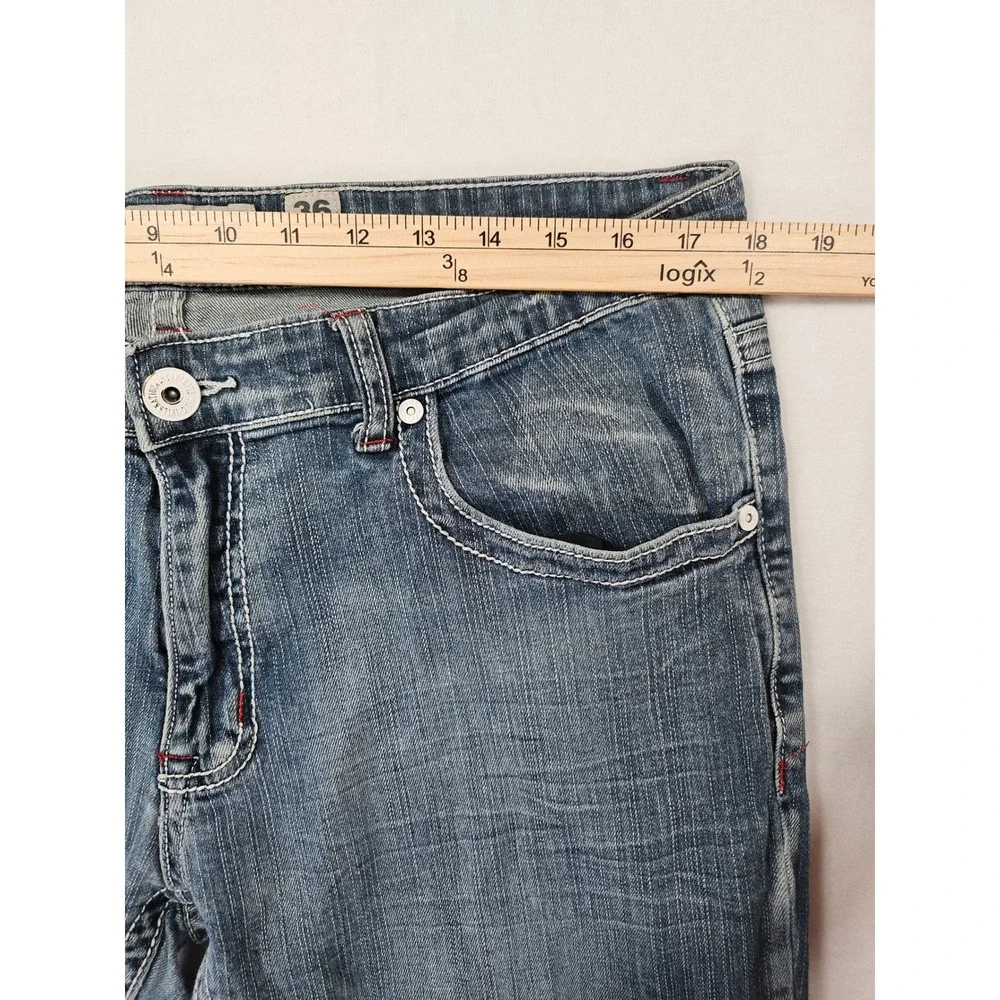 INC International Concepts Men's Relaxed Fit Straight Leg Jeans Size 36x28 Y2K